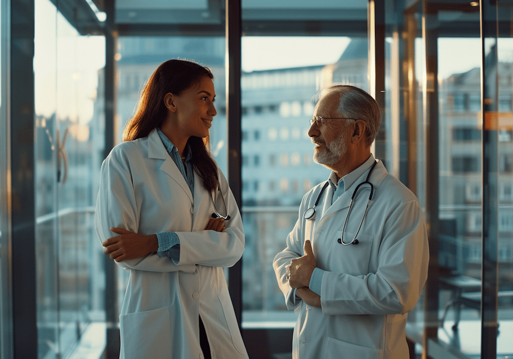 Branche Freie Berufe - Arzt und OP-Personal im OP Saal